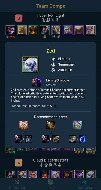 TFT Legends - Teamfight Tactics Helper & Guide
