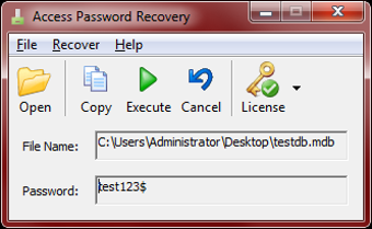 Image 0 for Access Password Recovery