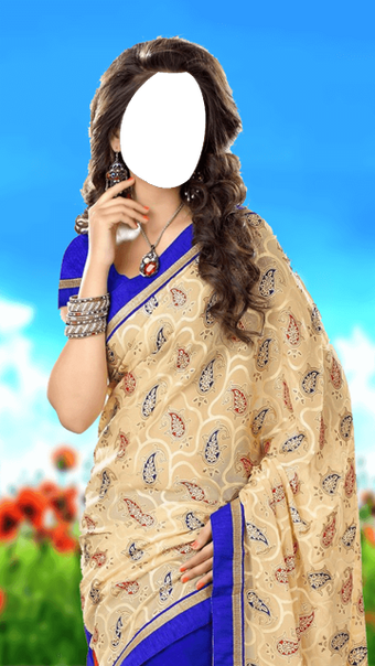 Indian Saree Photo Montage