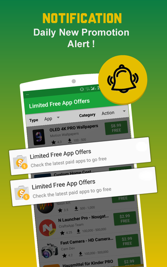 Limited free app offers