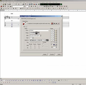 Image 0 for Power Tab Editor