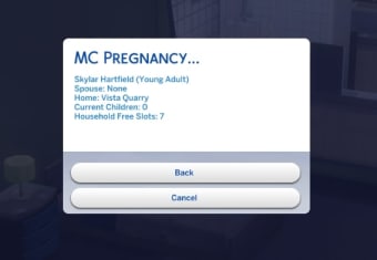 does mc command center conflict with pregnancy mega mod sims 4