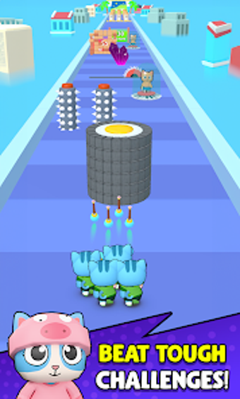 Imagen 0 para Cat Runner 3D: Crowd Up