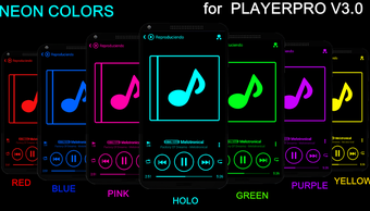 SKIN PLAYERPRO V3 NEON PURPLE