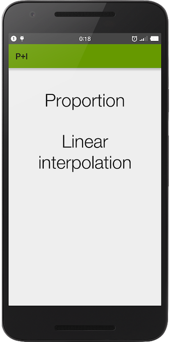 Image 0 pour Proportion + interpolatio…