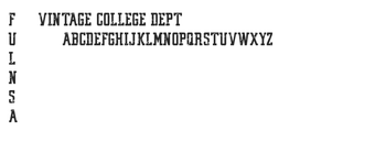 Vintage College Dept Wornの画像0