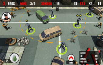 NY Police Zombie Defense 3D New Tower Defense Game