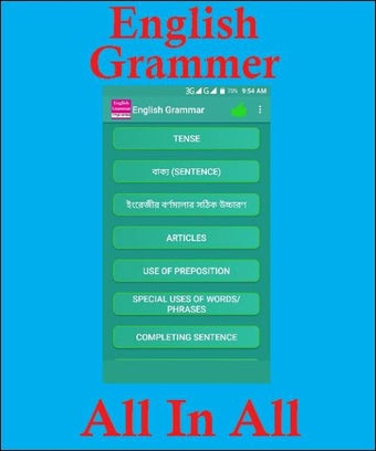 Bild 0 für English Grammar SSC