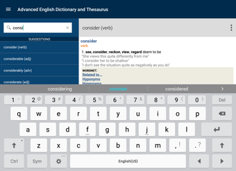 Advanced English Dictionary and Thesaurus