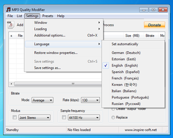 MP3 Quality Modifier for Windows