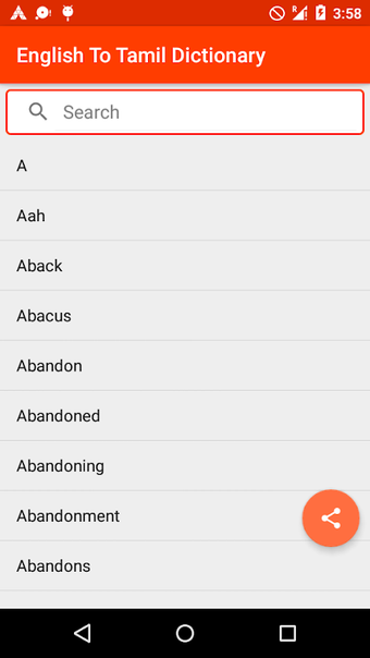 Immagine 0 per English To Tamil Dictiona…