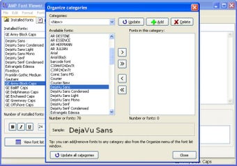 AMP Font Viewer
