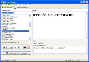 Image 3 pour AMP Font Viewer