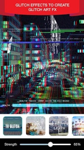 Image 1 pour Glitch Video Effect Edito…