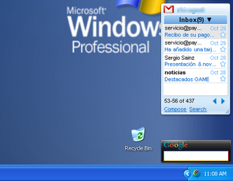 Imagen 3 para Google Gmail Gadget