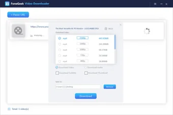 FoneGeek Video Downloader