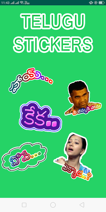 Bild 0 für WA Telugu Funny Stickers