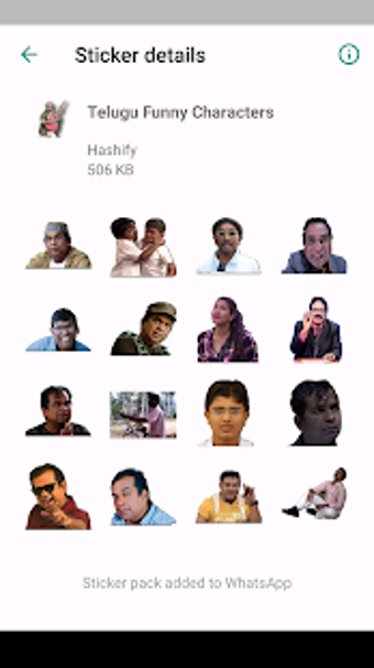 Bild 1 für Telugu WhatsApp Stickers