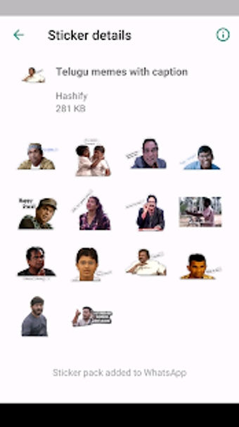 Image 1 pour Telugu WhatsApp Stickers