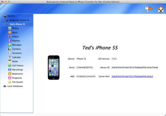 Android Data to iPhone Transfer for Mac