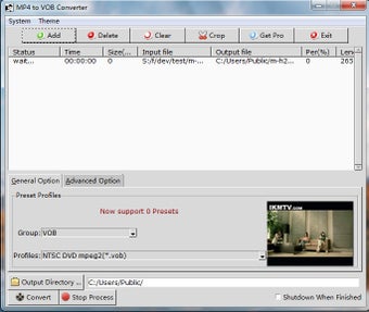 Image 0 pour MP4 to VOB Converter