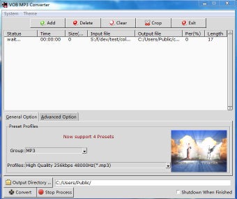 VOB MP3 Converter的第0张图片