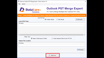 Image 0 for DataVare Outlook Merge PS…