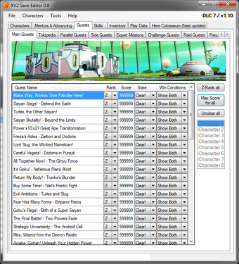 Bild 0 für XV2 Save Editor - Dragon …