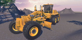 Grader Simulator Snowy Roads