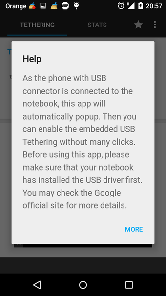 USB Tethering