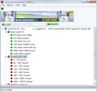 Bild 2 für Advanced LAN Scanner