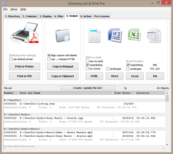 Immagine 0 per Directory List and Print …