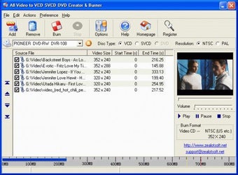 All Video to VCD SVCD DVD Creator & Burner