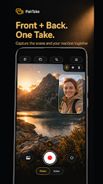 PairTake: Dual Camera Rec…の画像0