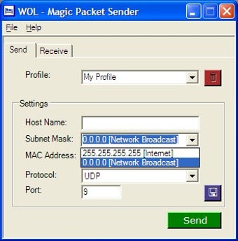 Bild 0 für WOL - Magic Packet Sender