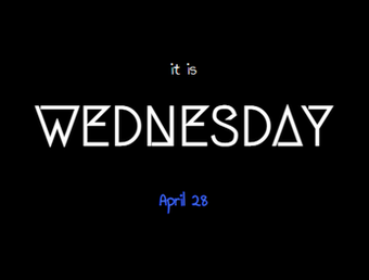 Wednesday的第0张图片