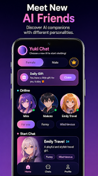 Yuki: AI Chat Companionの画像0
