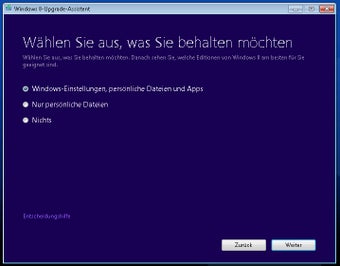 Windows 8 Upgrade-Assistent