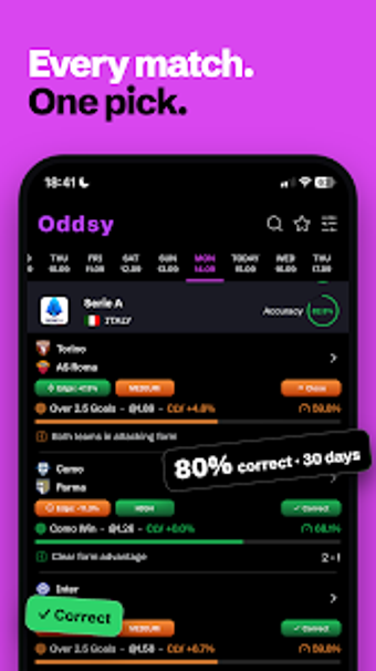 Bild 0 für Oddsy: AI Football Predic…
