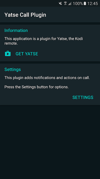 Call plugin for Yatse