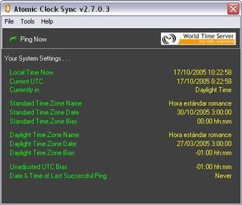 Atomic Clock Sync