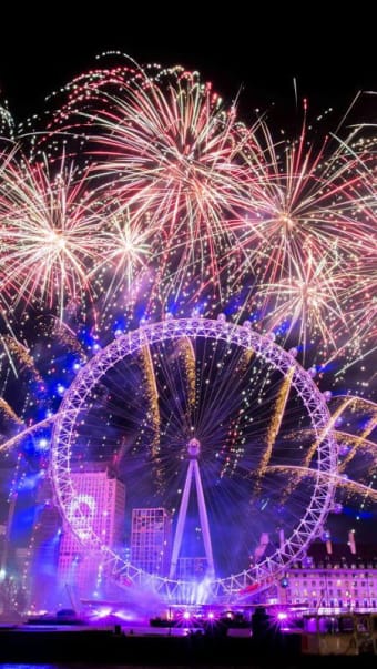 2019 Fireworks New Year Live Wallpaper