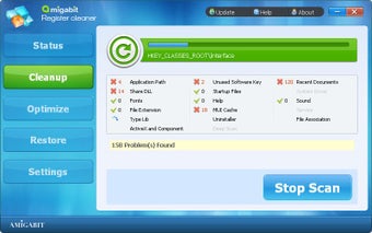 Obraz 0 dla Amigabit Registry Cleaner