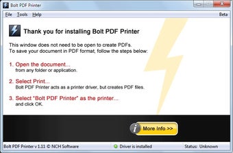 Image 1 for Bolt PDF Printer