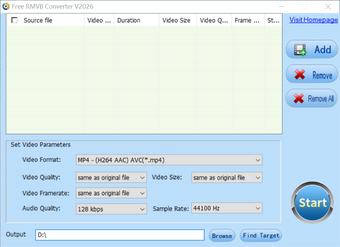 Bild 0 für Free RMVB Converter