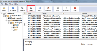 Image 0 pour Incredimail Converter Wiz…