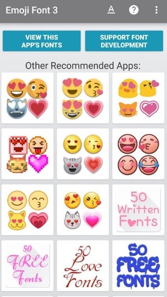 Emoji Font 3 APK Screen Shots 1