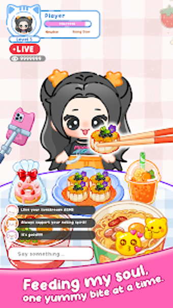 Bild 0 für ASMR Mukbang Idol: Go Liv…