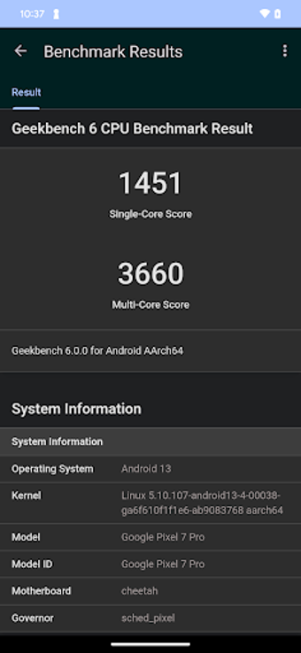 Geekbench 6の画像0