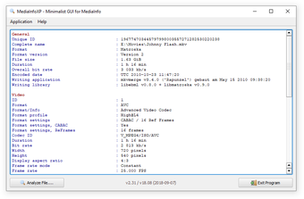 MediaInfoXP